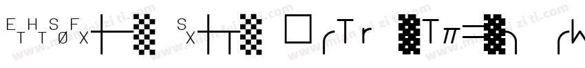 DINCond Bold 中(TrueType) (Western)字体转换